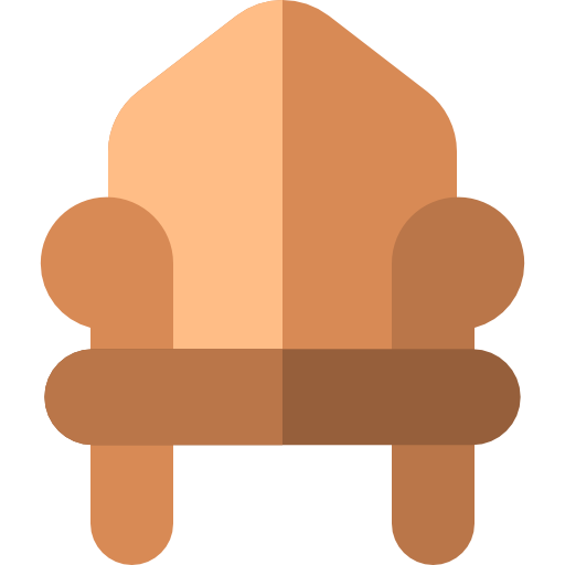trône Basic Rounded Flat Icône
