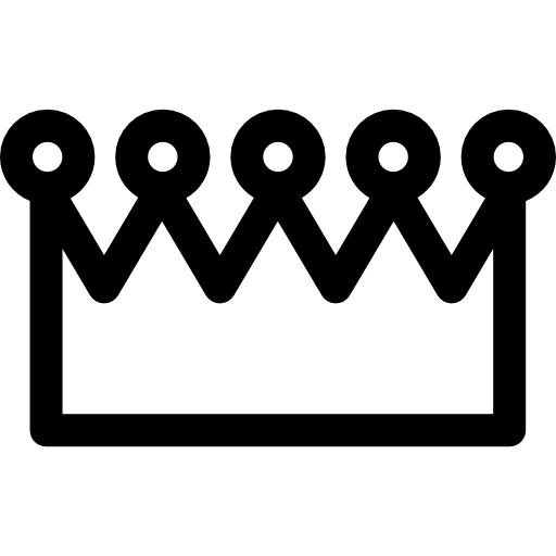 クラウン Basic Rounded Lineal icon