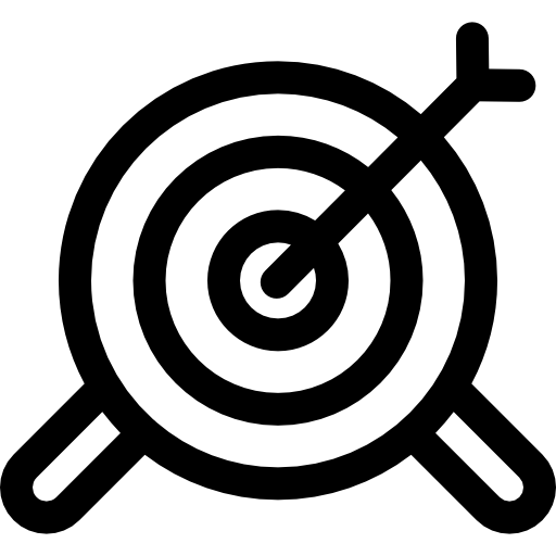 cible Basic Rounded Lineal Icône