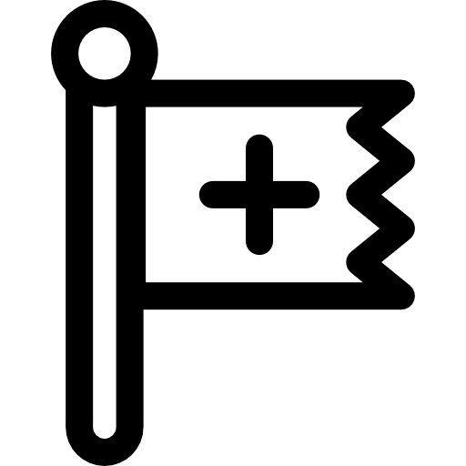 christian Basic Rounded Lineal Icône