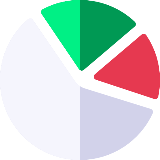 Круговая диаграмма Basic Rounded Flat иконка