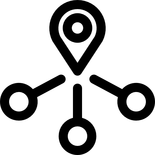 conexión Basic Rounded Lineal icono