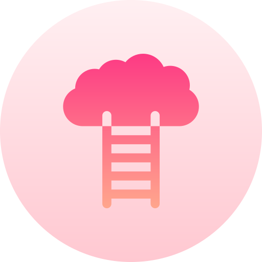ladder Basic Gradient Circular icoon
