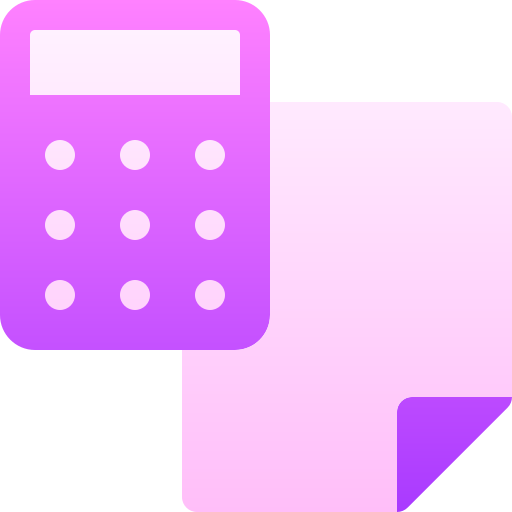 calculador Basic Gradient Gradient icono