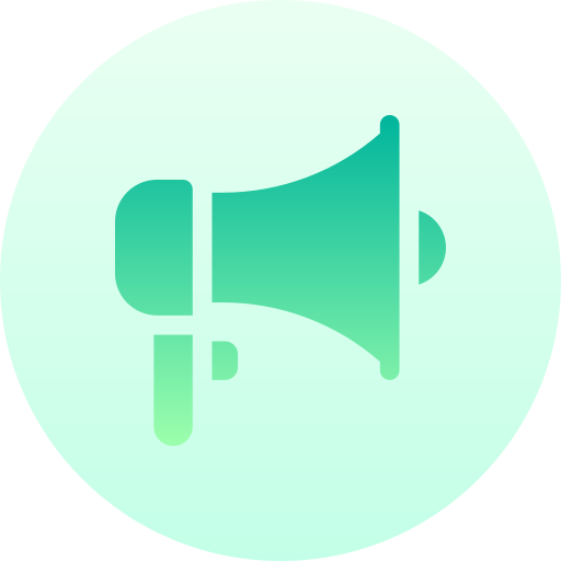 megafon Basic Gradient Circular ikona