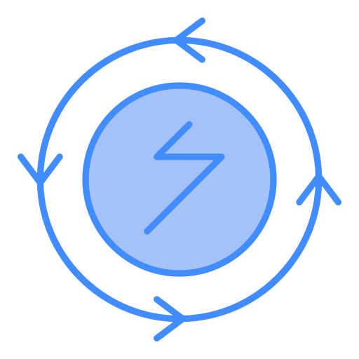 Electric vehicle Generic Blue icon