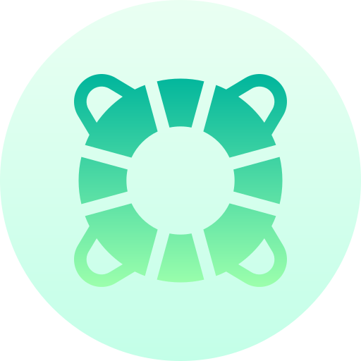 ライフセーバー Basic Gradient Circular icon