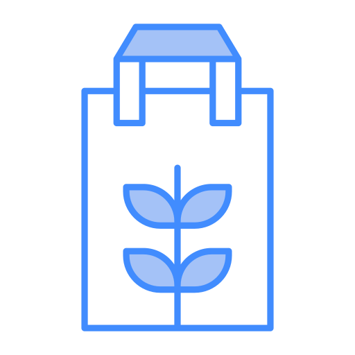 recycle zakje Generic Blue icoon