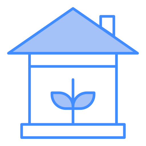 ekologiczny dom Generic Blue ikona