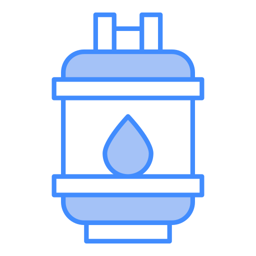 기체 실린더 Generic Blue icon