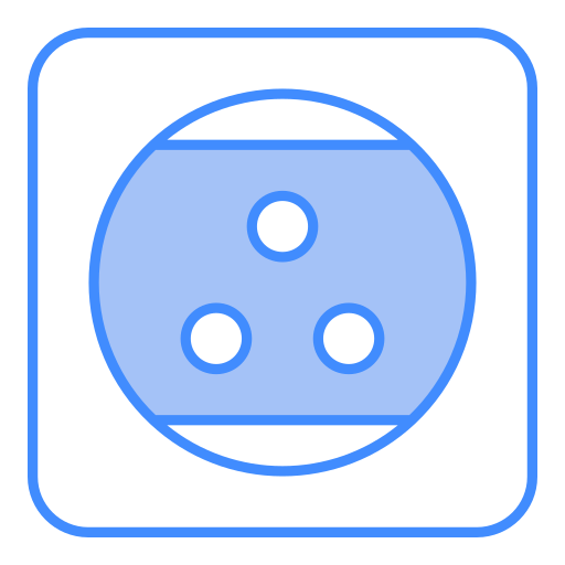 wtyczka elektryczna Generic Blue ikona
