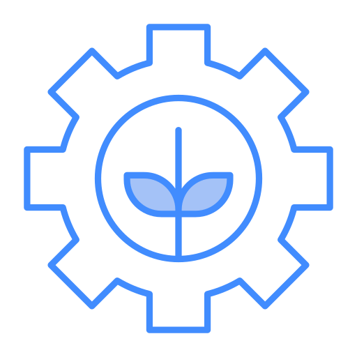 zielona energia Generic Blue ikona