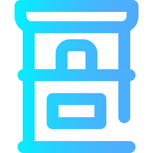 매표소 Super Basic Omission Gradient icon