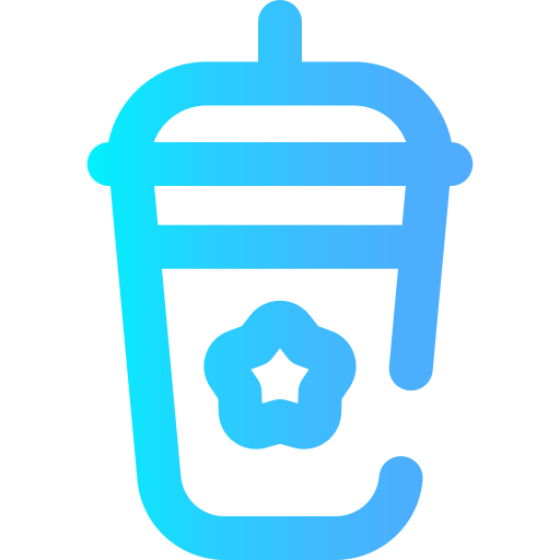 청량 음료 Super Basic Omission Gradient icon
