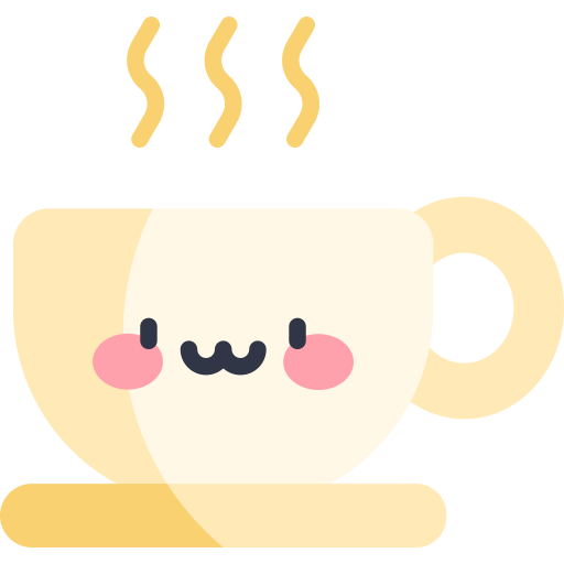 コーヒー Kawaii Flat icon