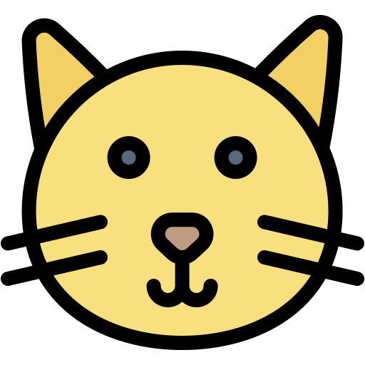кошка Generic Outline Color иконка