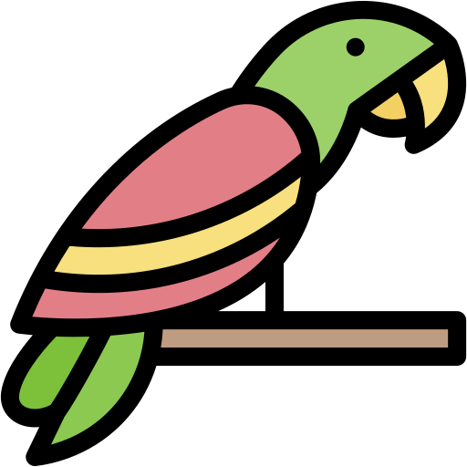 papuga Generic Outline Color ikona