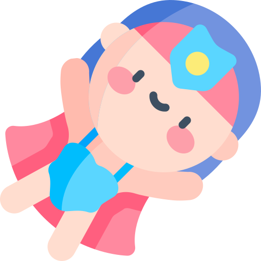 Superhero Kawaii Flat icon