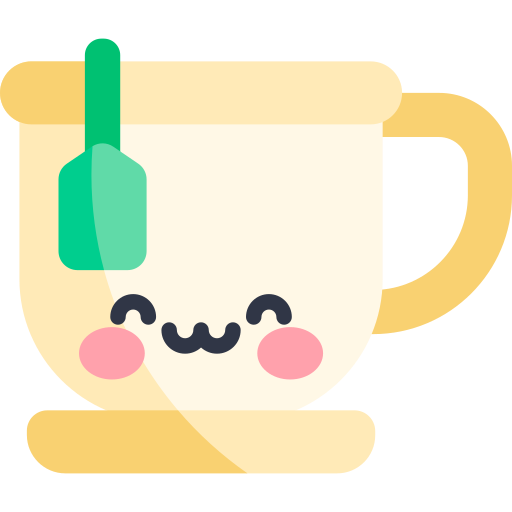 お茶 Kawaii Flat icon