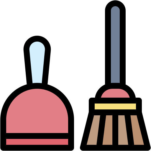 strumento di pulizia Generic Outline Color icona