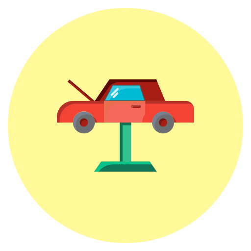 naprawa samochodów Generic Flat ikona