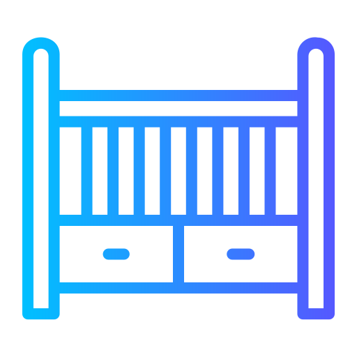 Детская кроватка Generic Gradient иконка