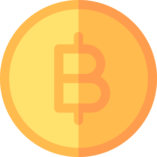 Bitcoin Basic Rounded Flat icon