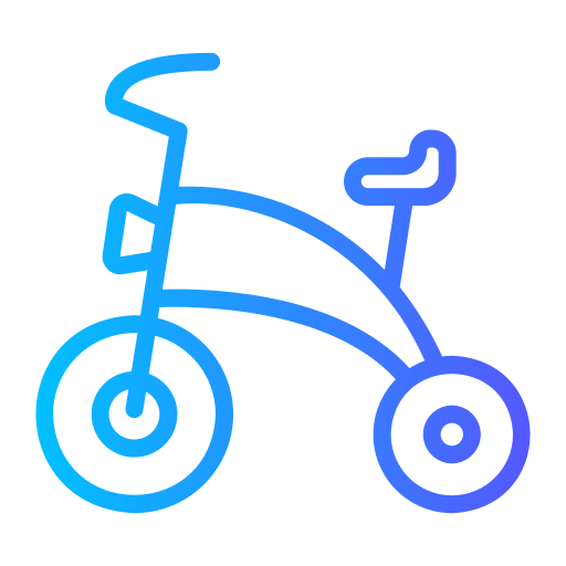Трехколесный велосипед Generic Gradient иконка