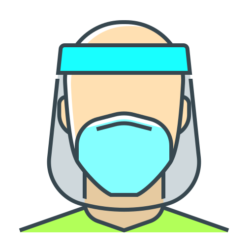 masque de protection Generic Outline Color Icône