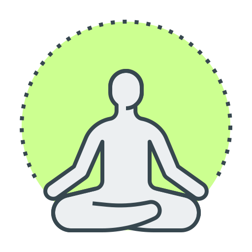 Медитация Generic Outline Color иконка