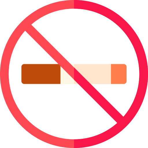 no fumar Basic Rounded Flat icono