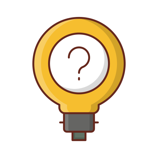 Question mark Generic Outline Color icon