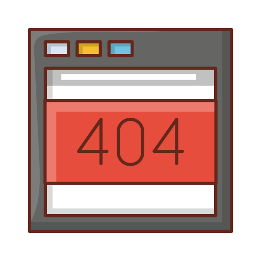 エラー404 Generic Outline Color icon