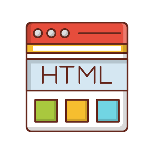 html Generic Outline Color icono