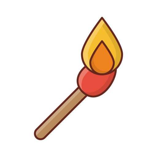 Matchstick Generic Outline Color icon