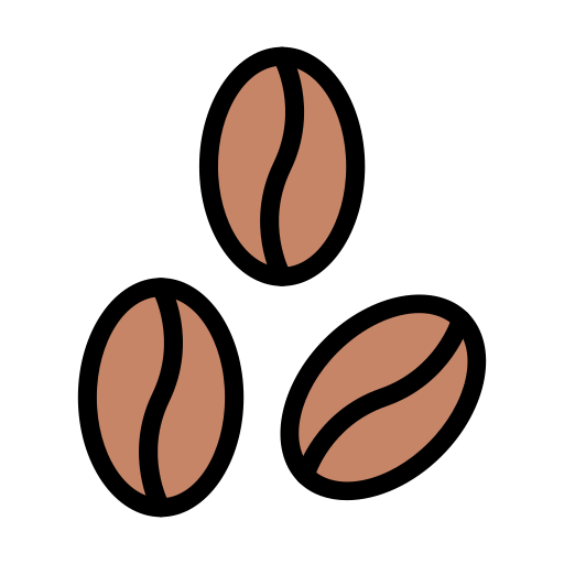 ziarna kawy Generic Outline Color ikona