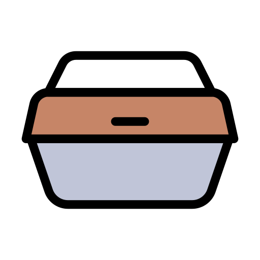 contenedor de comida Generic Outline Color icono