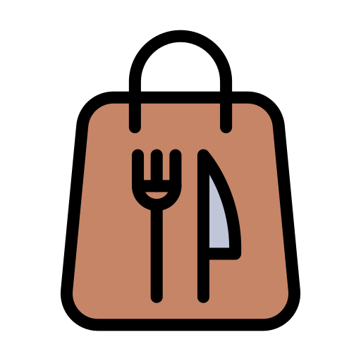 음식 배달 Generic Outline Color icon