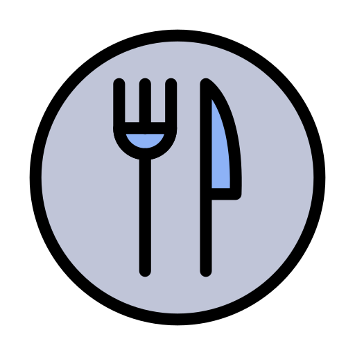 ristorante Generic Outline Color icona