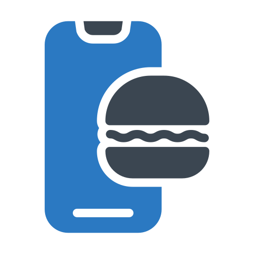 ordina del cibo Generic Blue icona