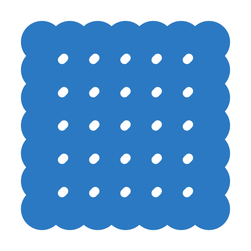 Biscuit Generic Blue icon