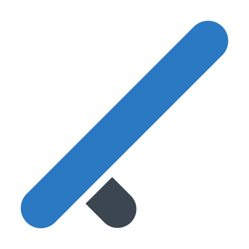 バトン Generic Blue icon
