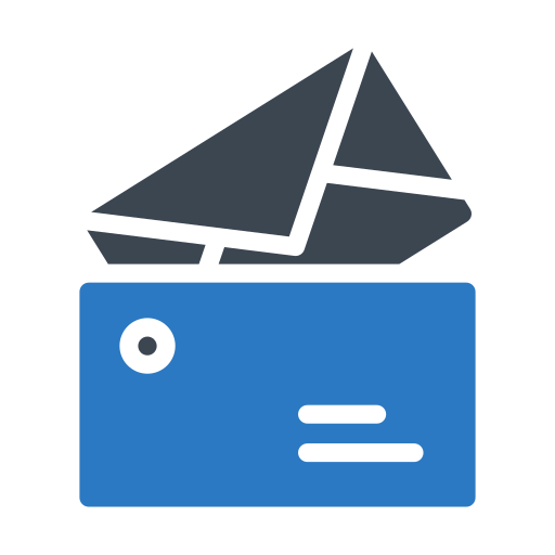 봉투 Generic Blue icon