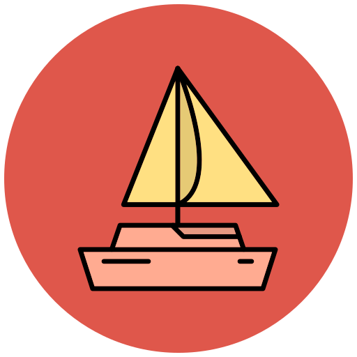 Яхтинг Generic Outline Color иконка