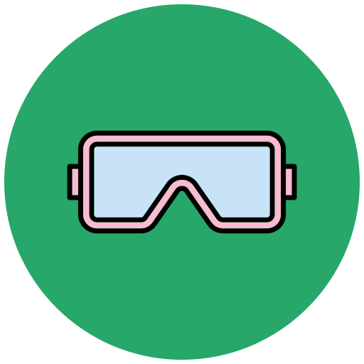 Swimming Glasses Generic Outline Color icon