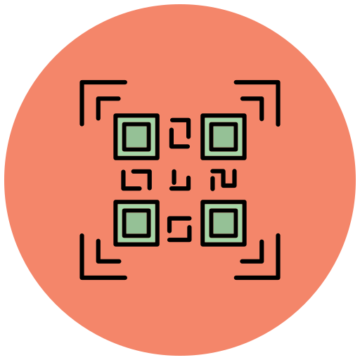 Qrcode Generic Outline Color icon