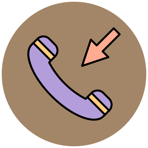 Incoming call Generic Outline Color icon