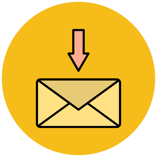 Receive mail Generic Outline Color icon