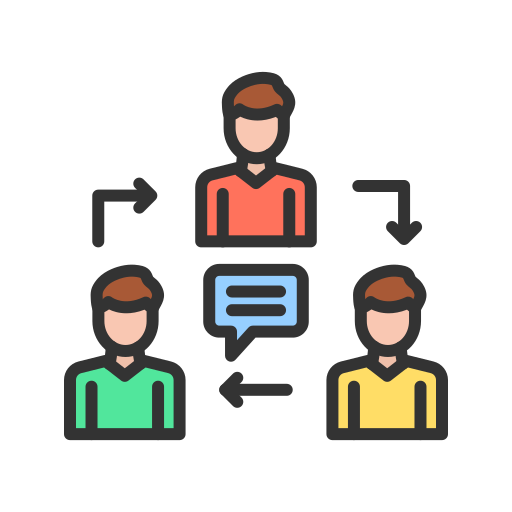 Group chat Generic Outline Color icon