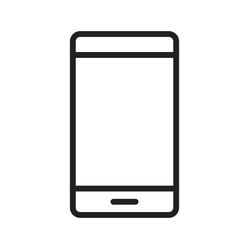 smartfon Generic Detailed Outline ikona
